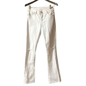 CoH White Distressed Straight Leg Jean - Sz 28